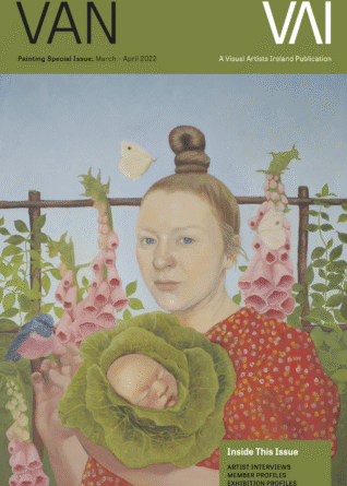Vanessa Jones, Cabbage Baby (self-portrait), 2021, oil on linen, 80 x 60 cm; image courtesy of the artist.