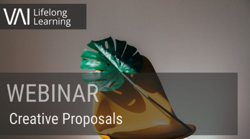 Creative Proposals - VAI Webinar