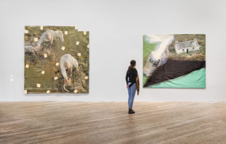 Hughie O’Donoghue, ‘Territory’, installation view; photograph by Jed Niezgoda, courtesy of the artist and The Glucksman.⁠