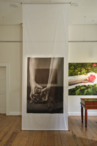 Pauline Rowan, ‘Under a Vaulted Sky’, 2024, installation view, The Dock, May 2024; photograph by Ros Kavanagh courtesy of the artist and The Dock.