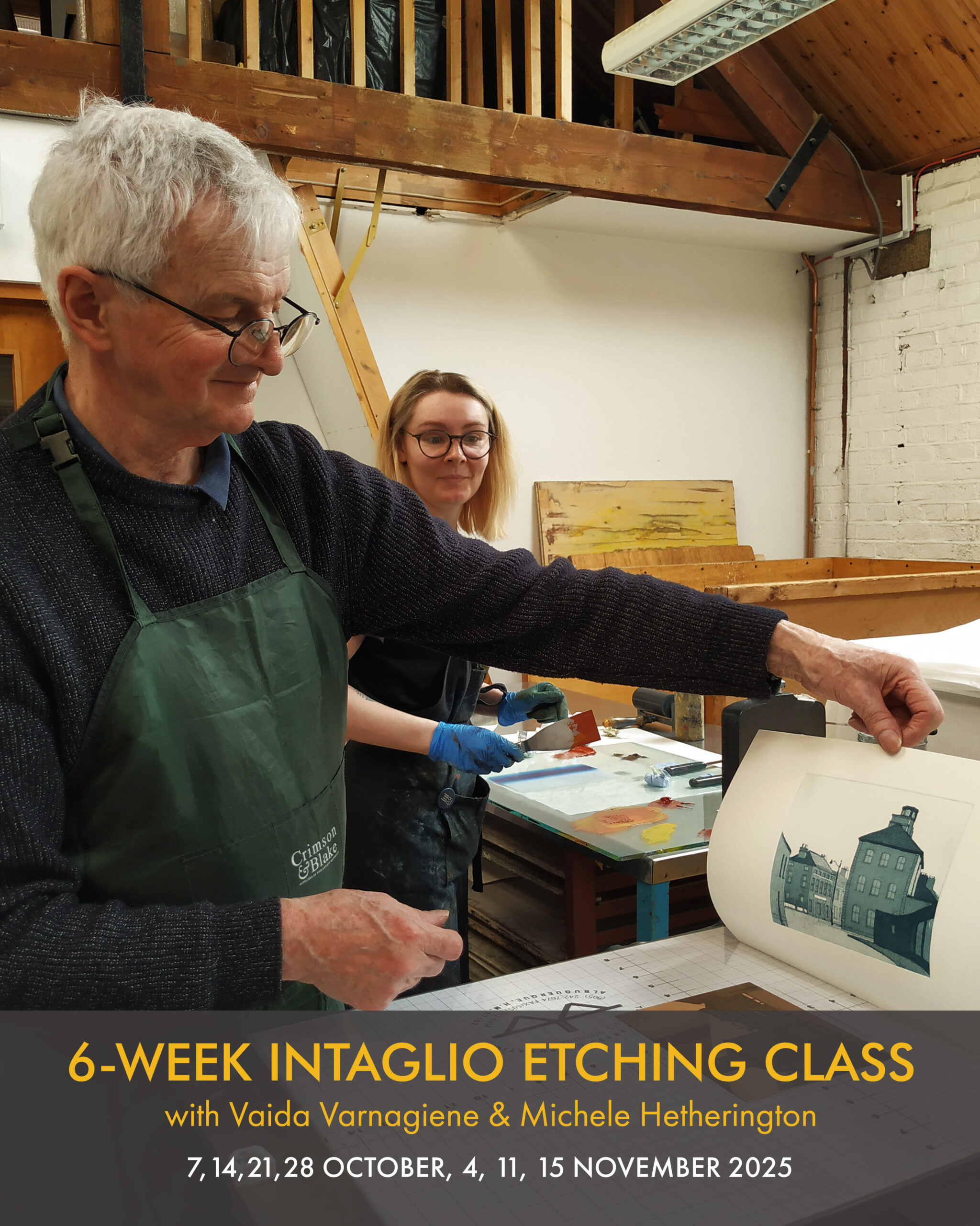 Workshop | Intensive 6-Week Intanglio Etching Class at Graphic Studio Dublin