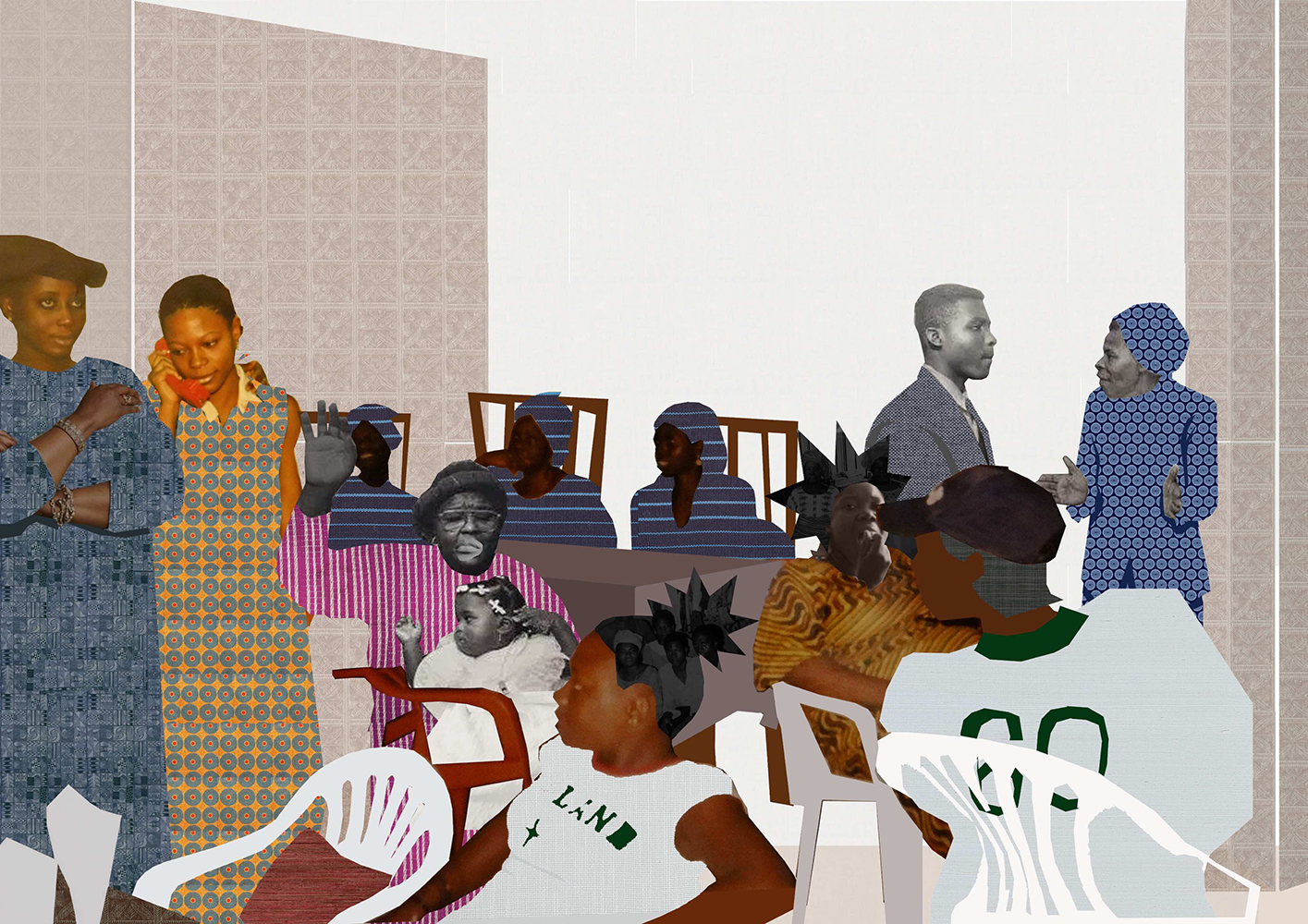 Árboles genealógicos que se extienden sobre los límites de la propiedad | Fiyin Oluokun en el Centro de Artes Riverbank
