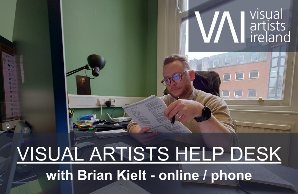 Visual Artists Help Desk with Brian Kielt (Online or on phone) (13 August)