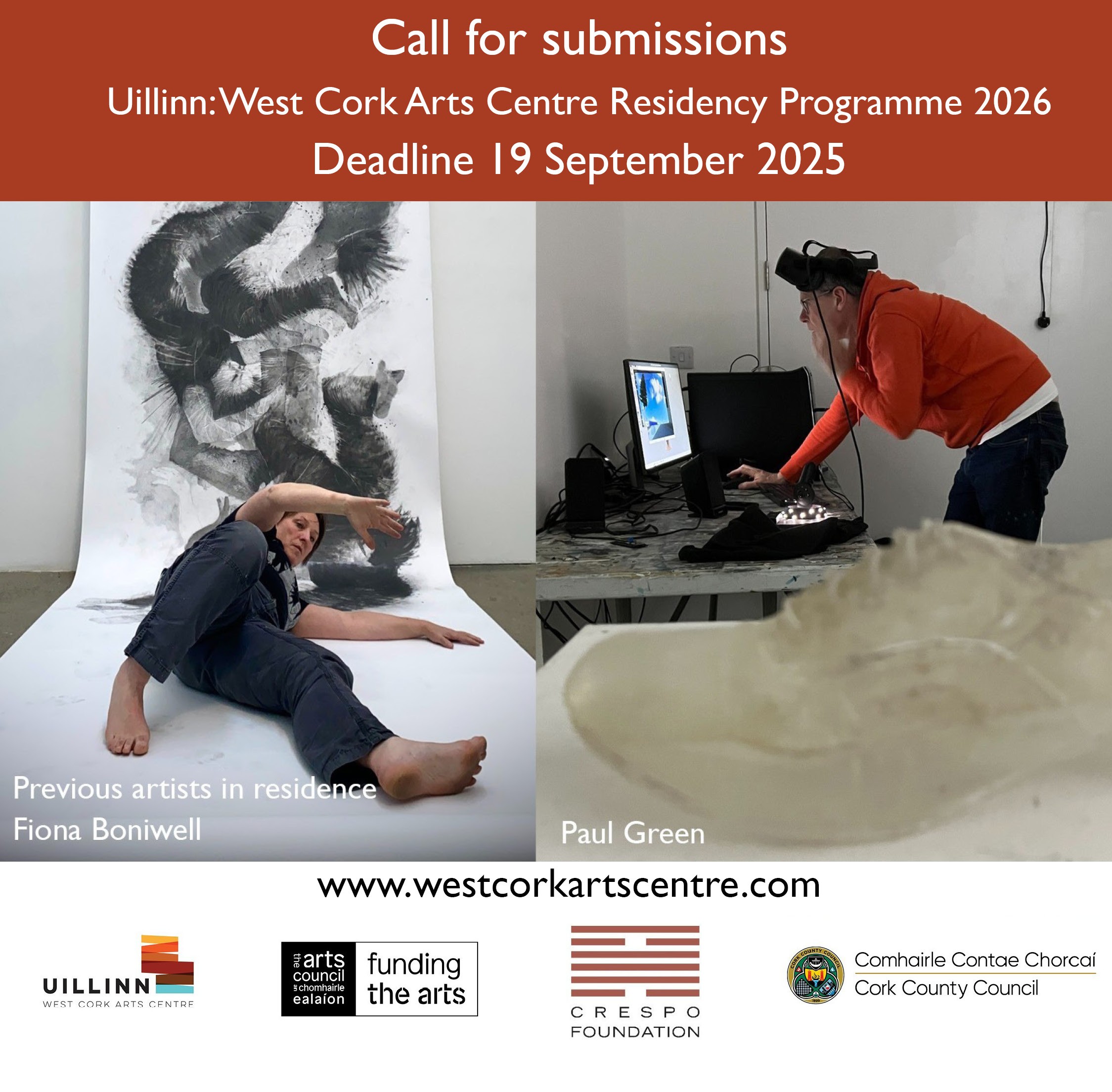 Open Call | Artists’ Residency Programme 2026 from Uillinn: West Cork Arts Centre