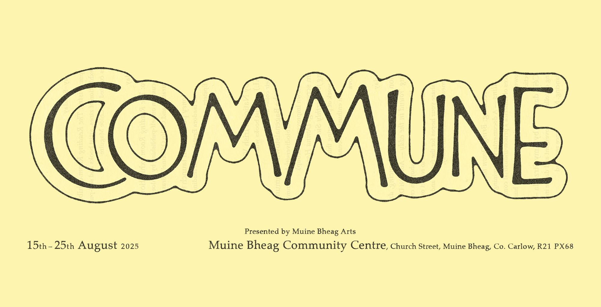Tour | With Lily O'Shea at Muine Bheag Arts