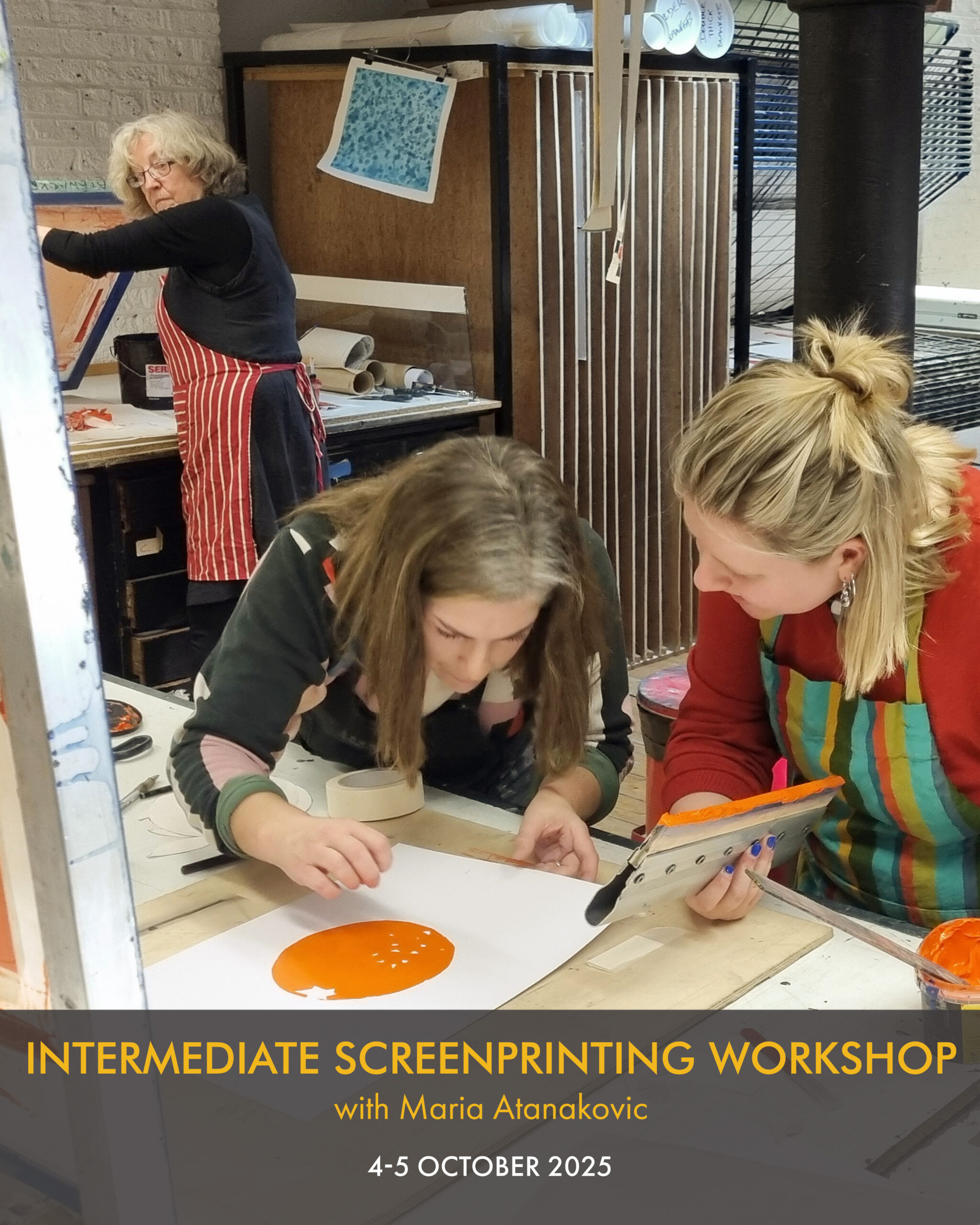 Workshop | Intermediate Screenprinting with Maria Atanakovic at Graphic Studio Dublin