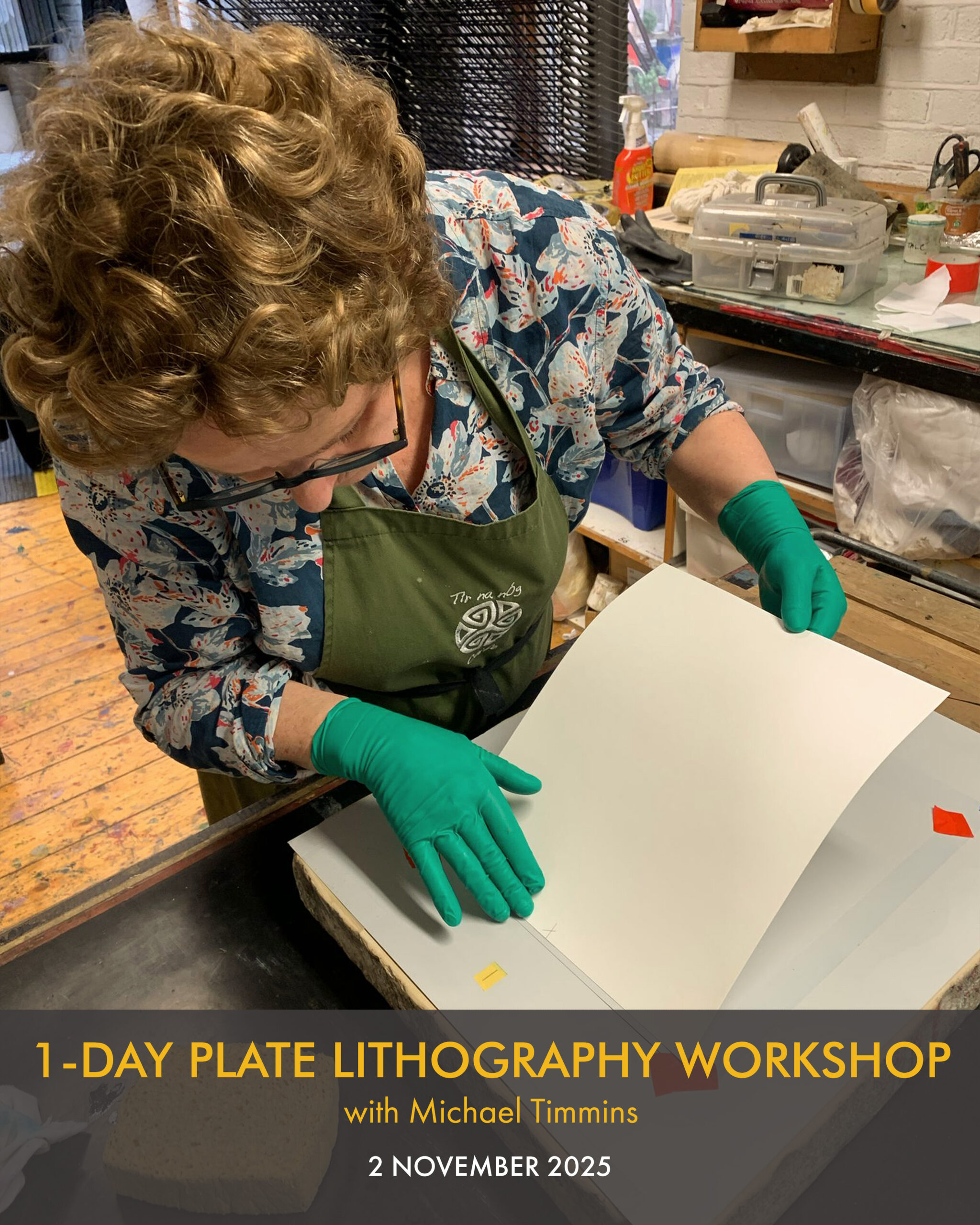 Workshop | 1-Day Plate Litography with Michael Timmins at Graphic Studio Dublin