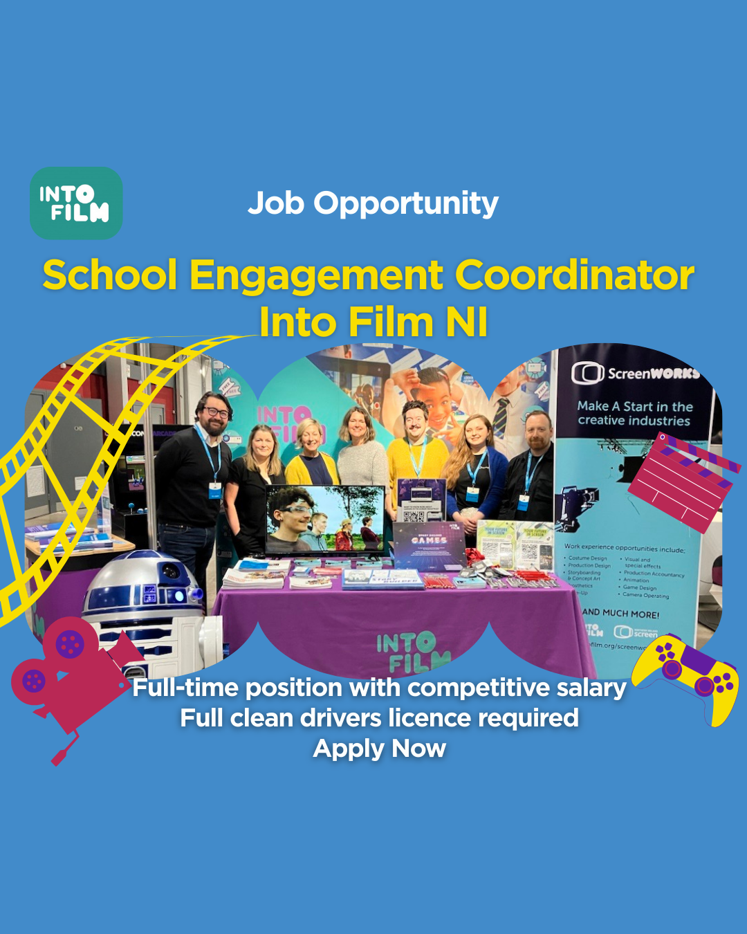 Job Vacancy | School Engagement Coordinator at Into Film NI