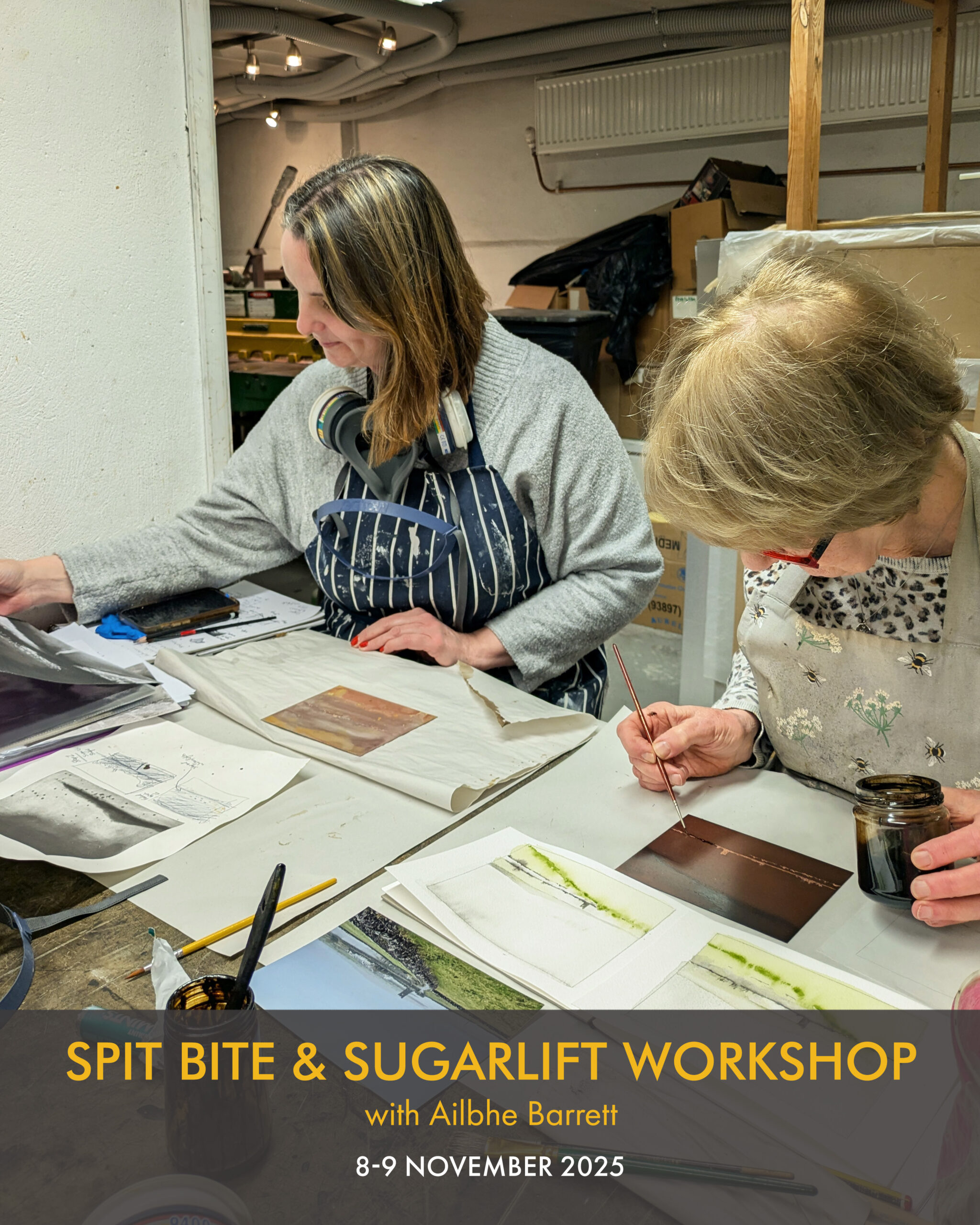 Worskhop | Intermediate Spit Bite & Sugarlift with Ailbhe Barrett at Graphic Studio Dublin
