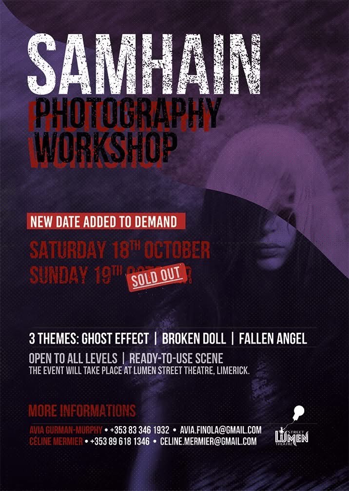 Workshop | Samhain Photography with Céline Mermier and Avia Gurman-Murphy at Lumen Street Theatre