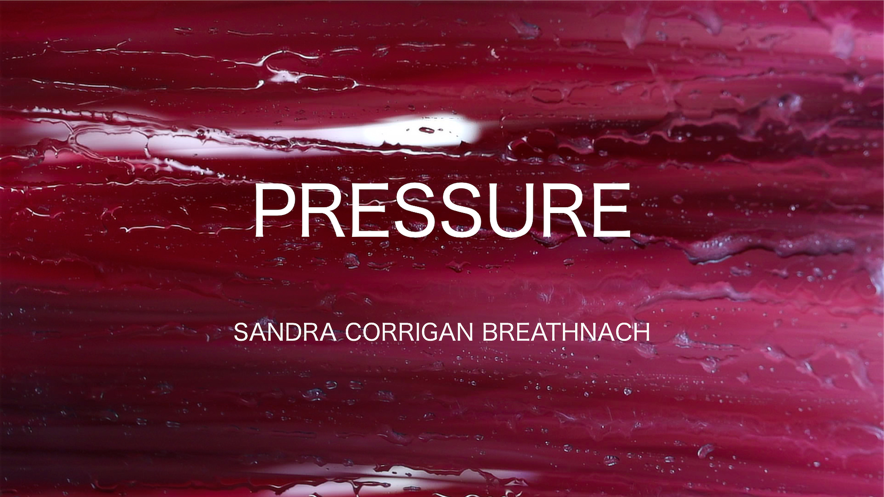 Screening | PRESSURE – Sandra Corrigan Breathnach at The Espee, San Antonio (USA)