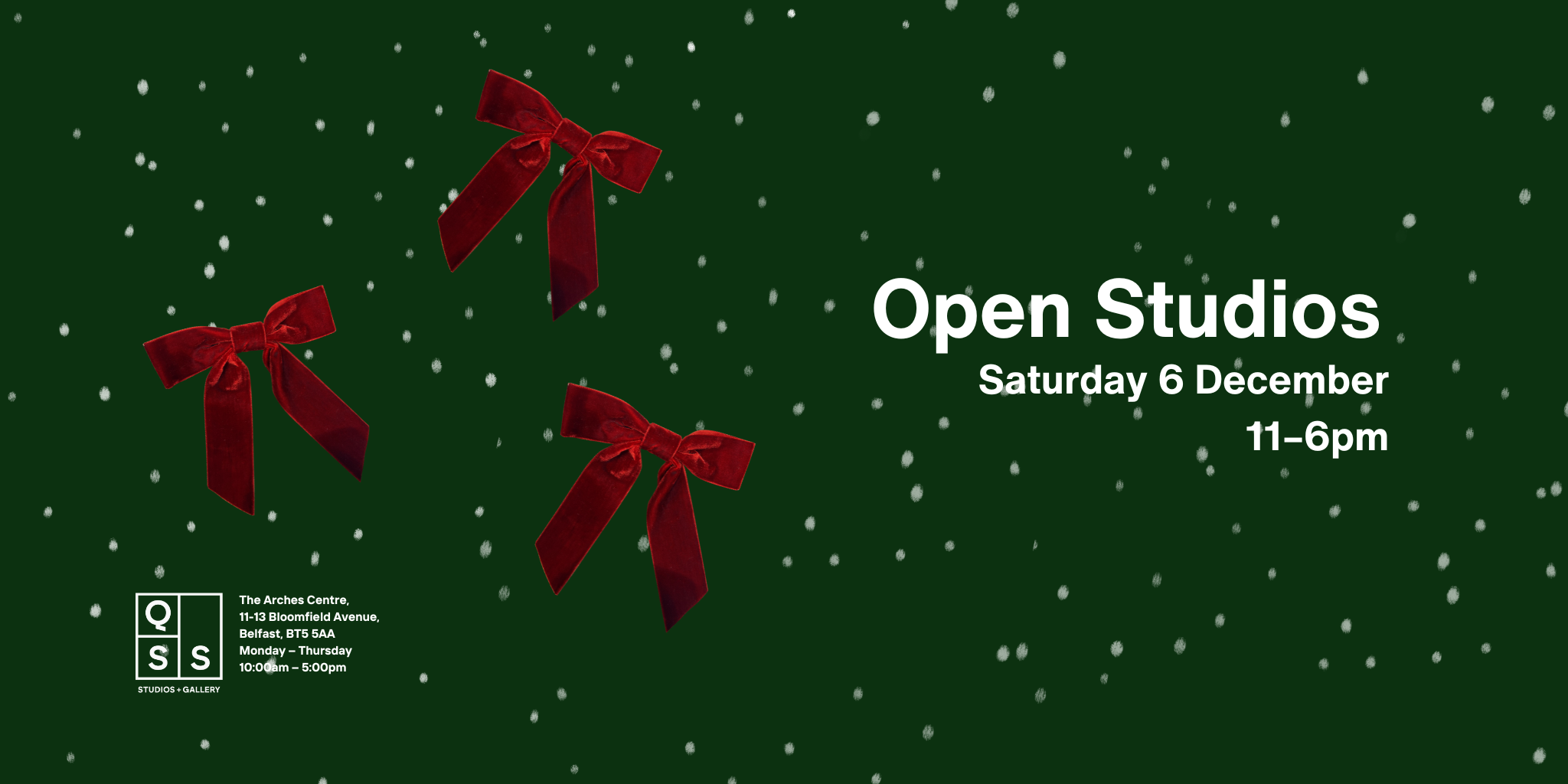 Events | QSS Open Studios at The Arches Centre