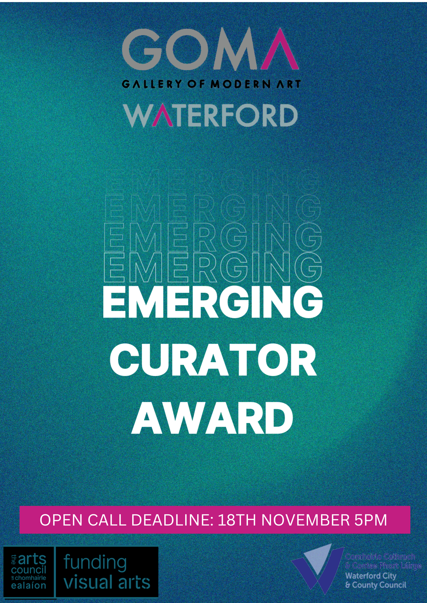 Open Call | Emerging Curator Award 2026 from GOMA Waterford