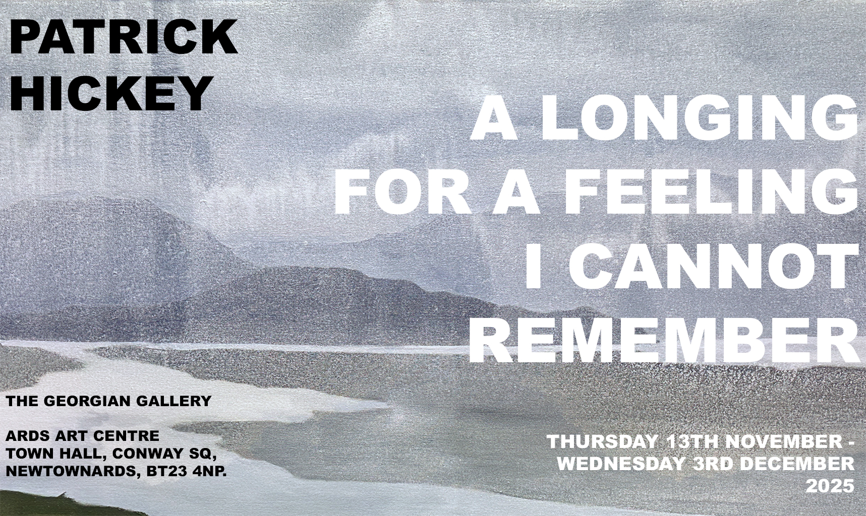 A Longing for a Feeling I Cannot Remember | Patrick Hickey at Ards Arts Centre