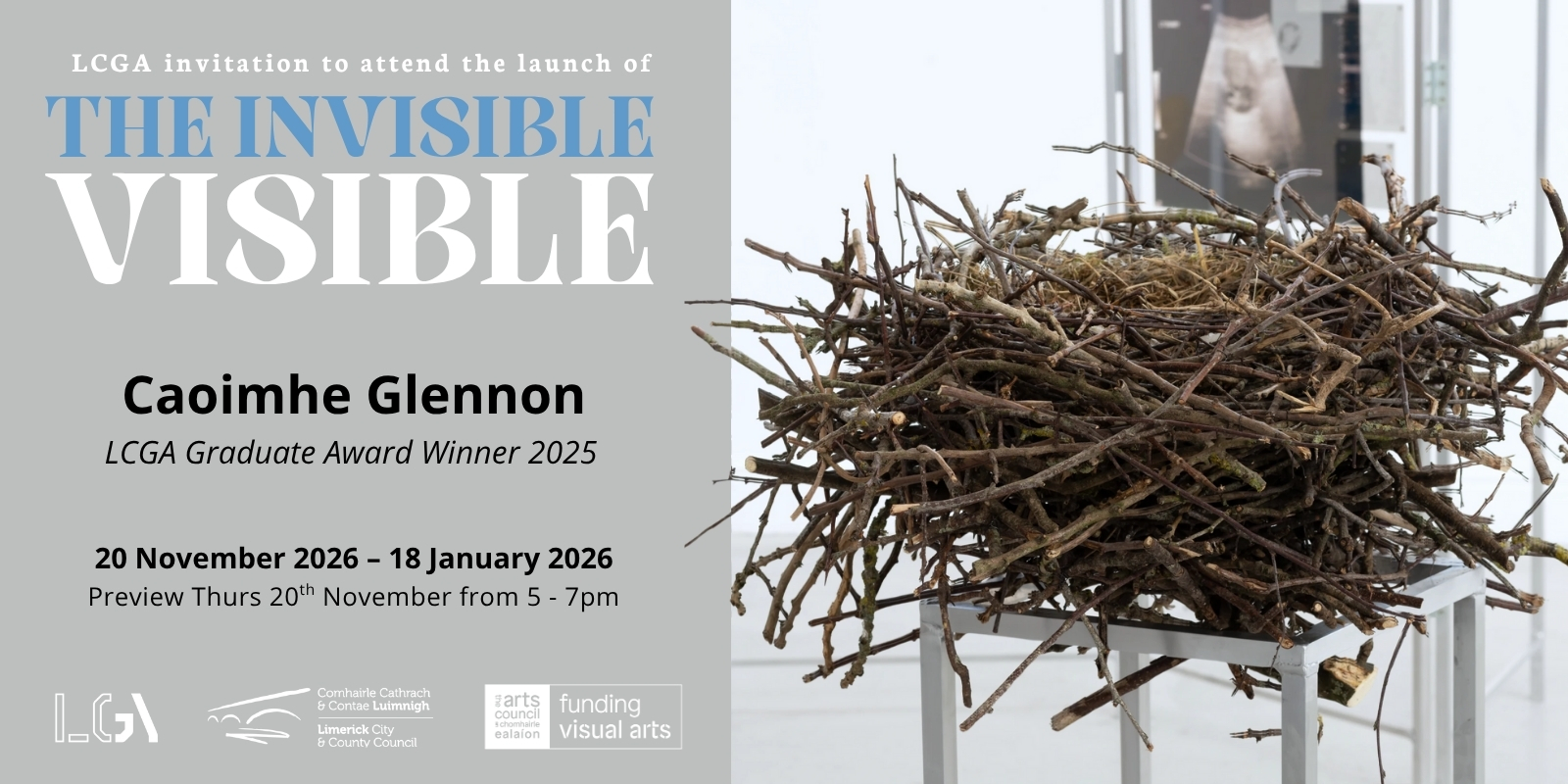 The Invisible Visible | Caoimhe Glennon at the Limerick City Gallery of Art