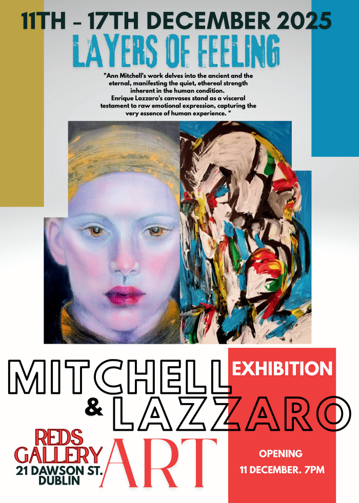 Layers of Feeling | Ann Mitchell and Enrique Lazzaro at Reds Gallery 