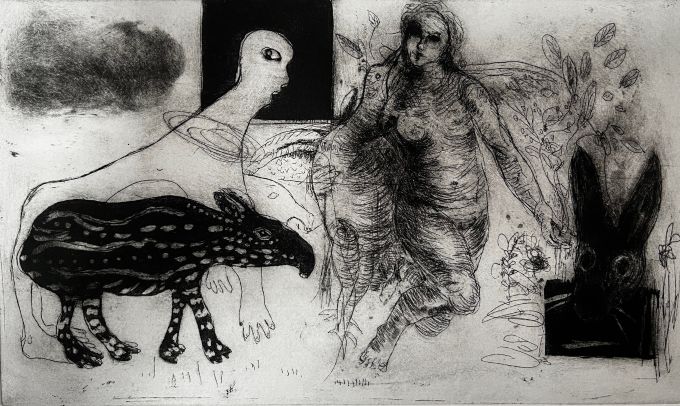 A Myth for the Last Wolf | Karen Daye-Hutchinson at ArtisAnn Gallery