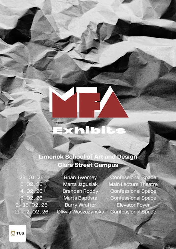 Máistir sna Mínealaíona 2024-2026 | Taispeántas Grúpa i Scoil Ealaíne agus Dearaidh Luimnigh