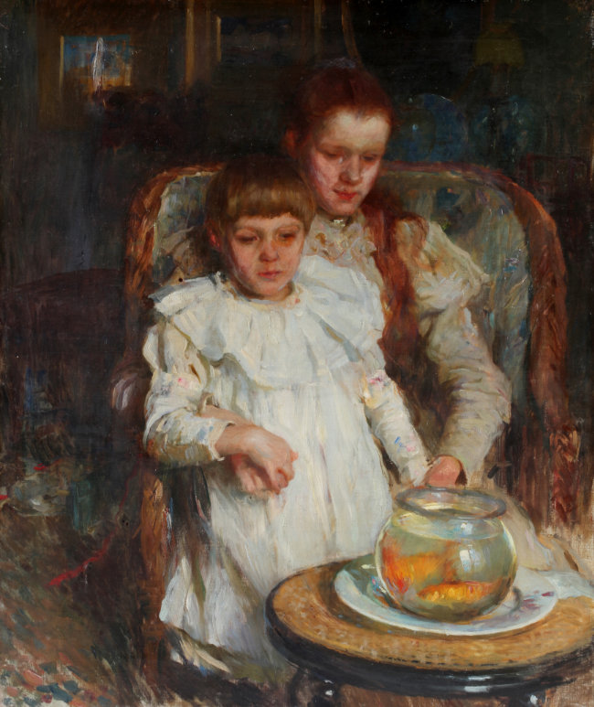 Talks | The Goldfish Bowl by Walter Osborne - Famous Paintings and their Hidden Histories with Áine Andrews at Triskel Arts Centre