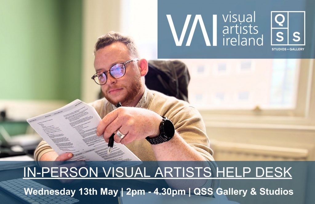 In-Person Visual Artists Help Desk with Brian Kielt at QSS Gallery & Studios – May 13th