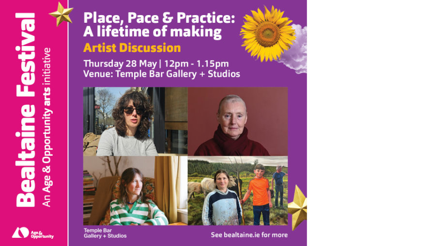 Talk | 'Place, Pace & Practice: A lifetime of making' at Temple Bar Gallery + Studios