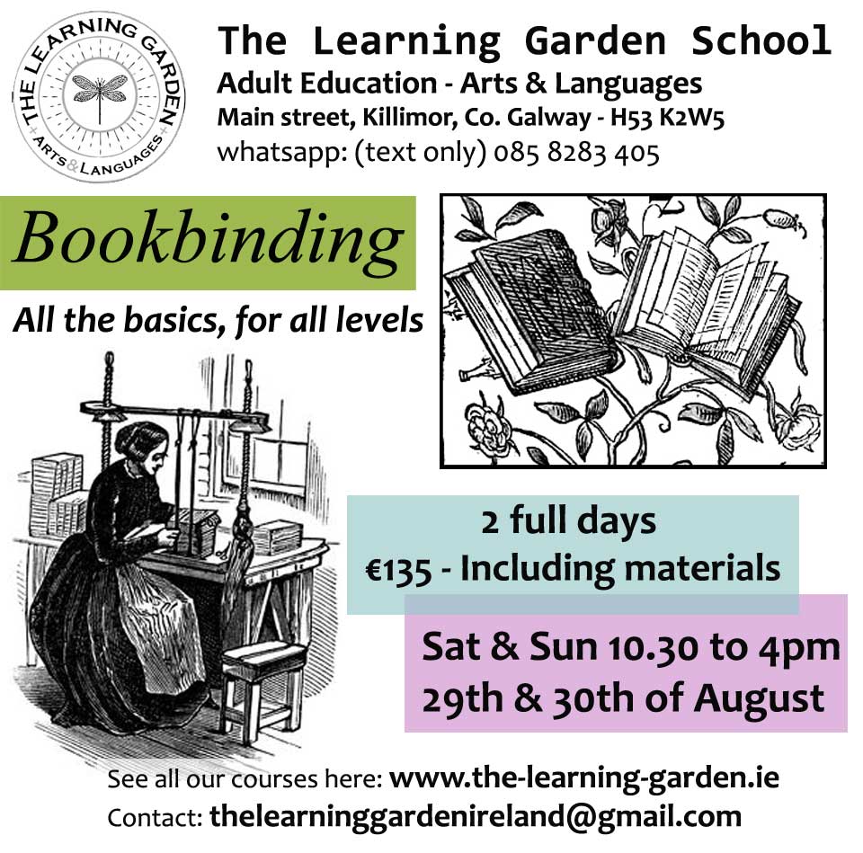 Workshop | Intensive Bookbinding for Beginners and Improvers at The Learning Garden School