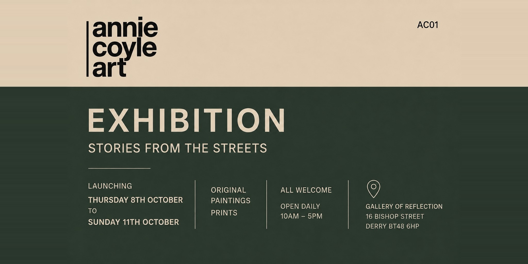 Stories from The Streets | Annie Coyle at the Gallery of Reflection