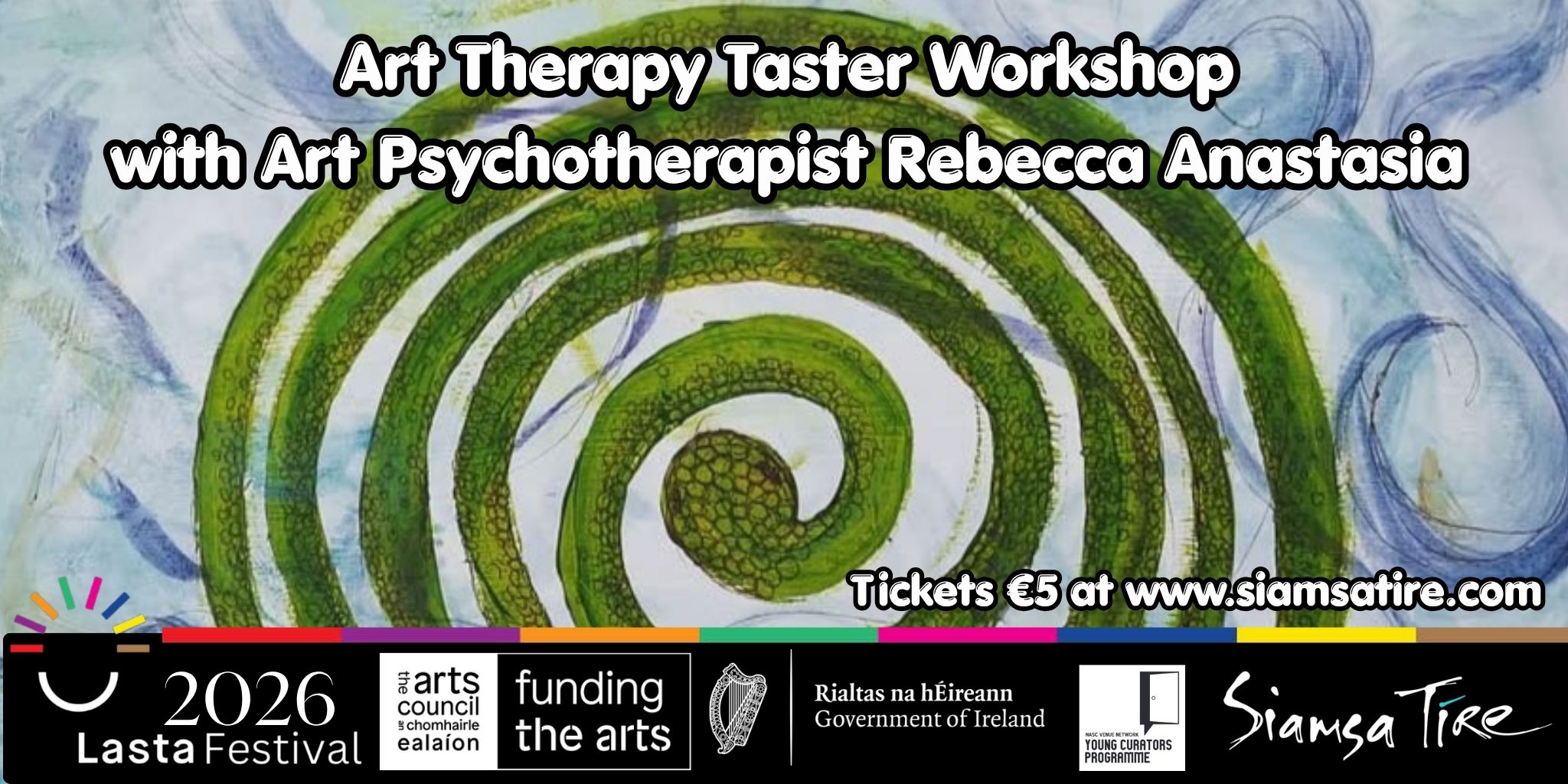 Event | Art Therapy Taster at Lasta Festival 2026 from Siamsa Tíre Theatre & Arts Centre