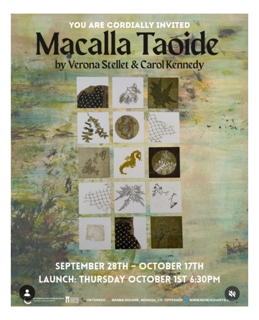 Macalla Taoide | Verona Stellet and Carol Kennedy at Nenagh Arts Centre