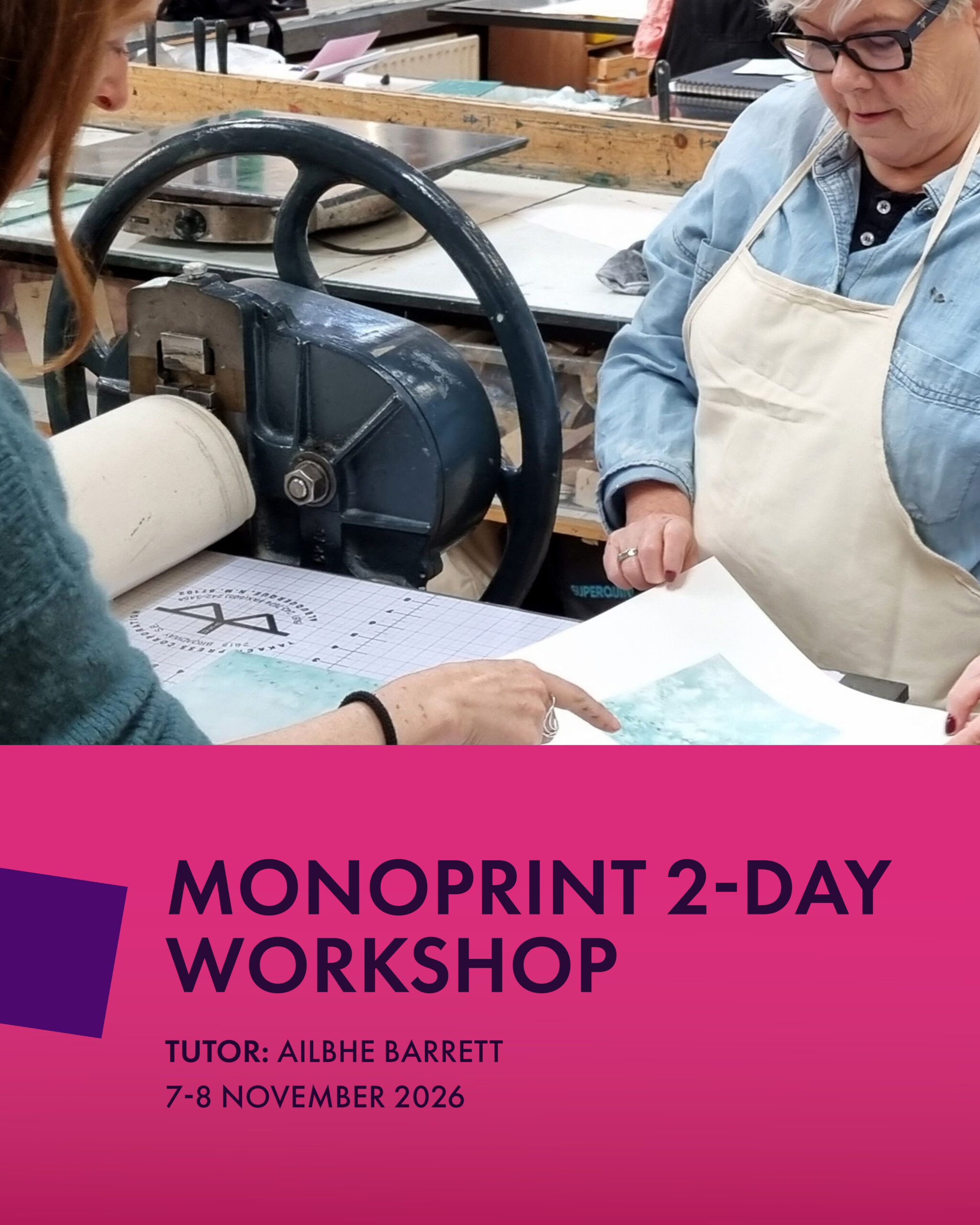 Workshop | Monoprint with Ailbhe Barrett at Graphic Studio Dublin