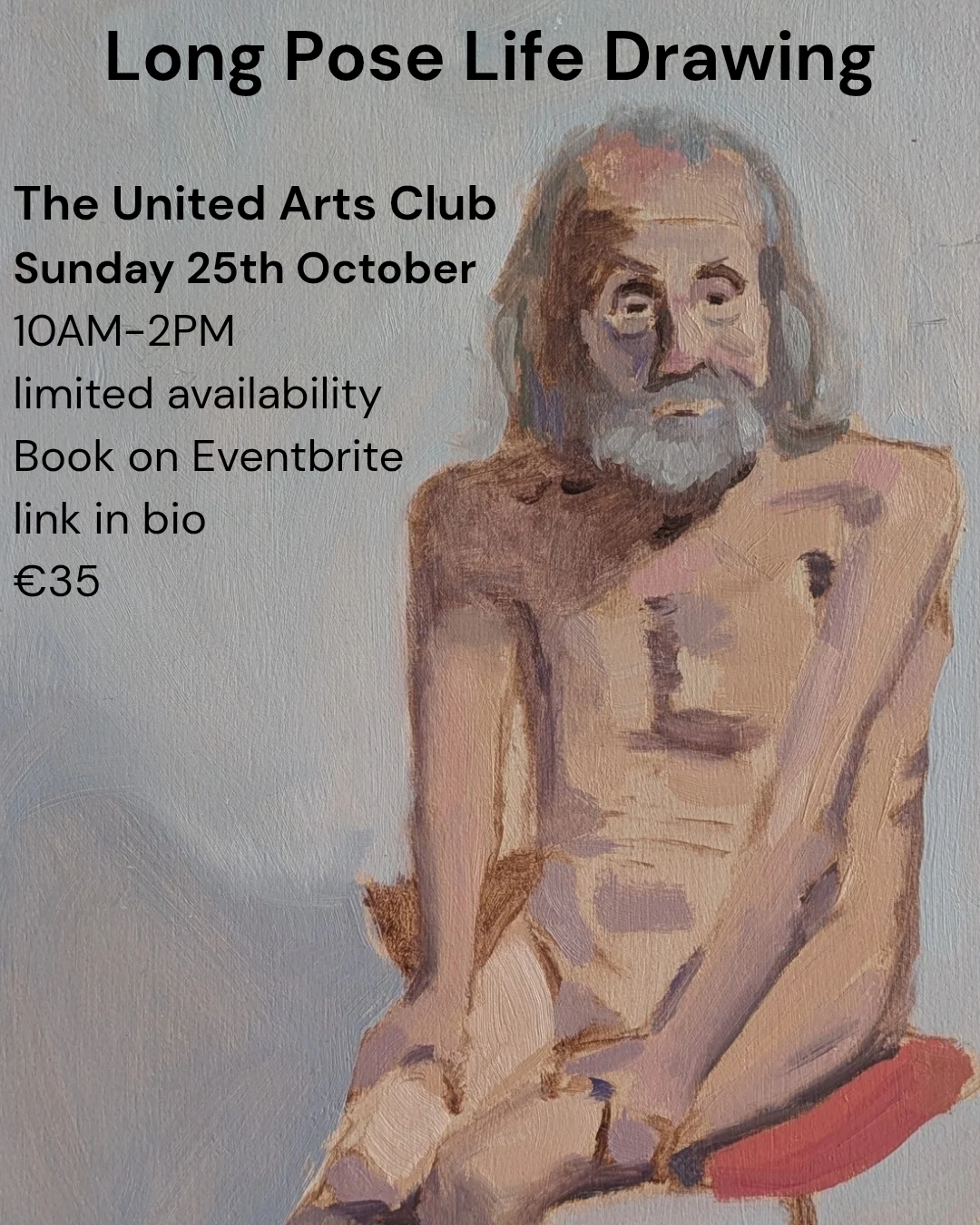 Workshop | Long Pose Life Drawing The United Arts Club