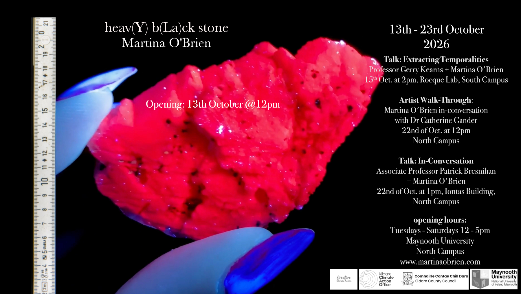 heav(Y) b(La)ck stone | Martina O'Brien at Maynooth University